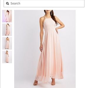 Charlotte Russe Lace up back maxi dress